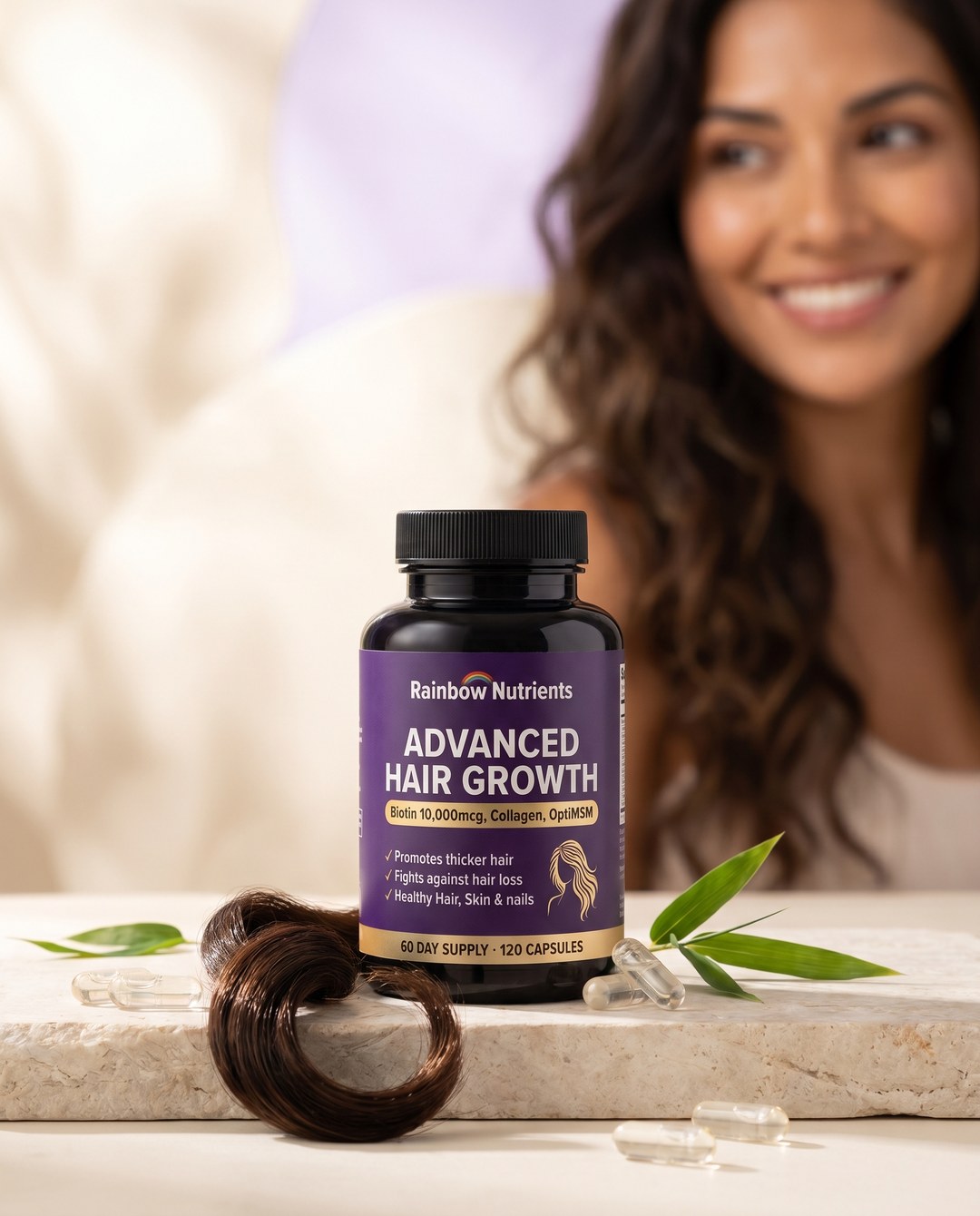 Rainbow Nutrients Advanced Hair Growth 120 cápsulas