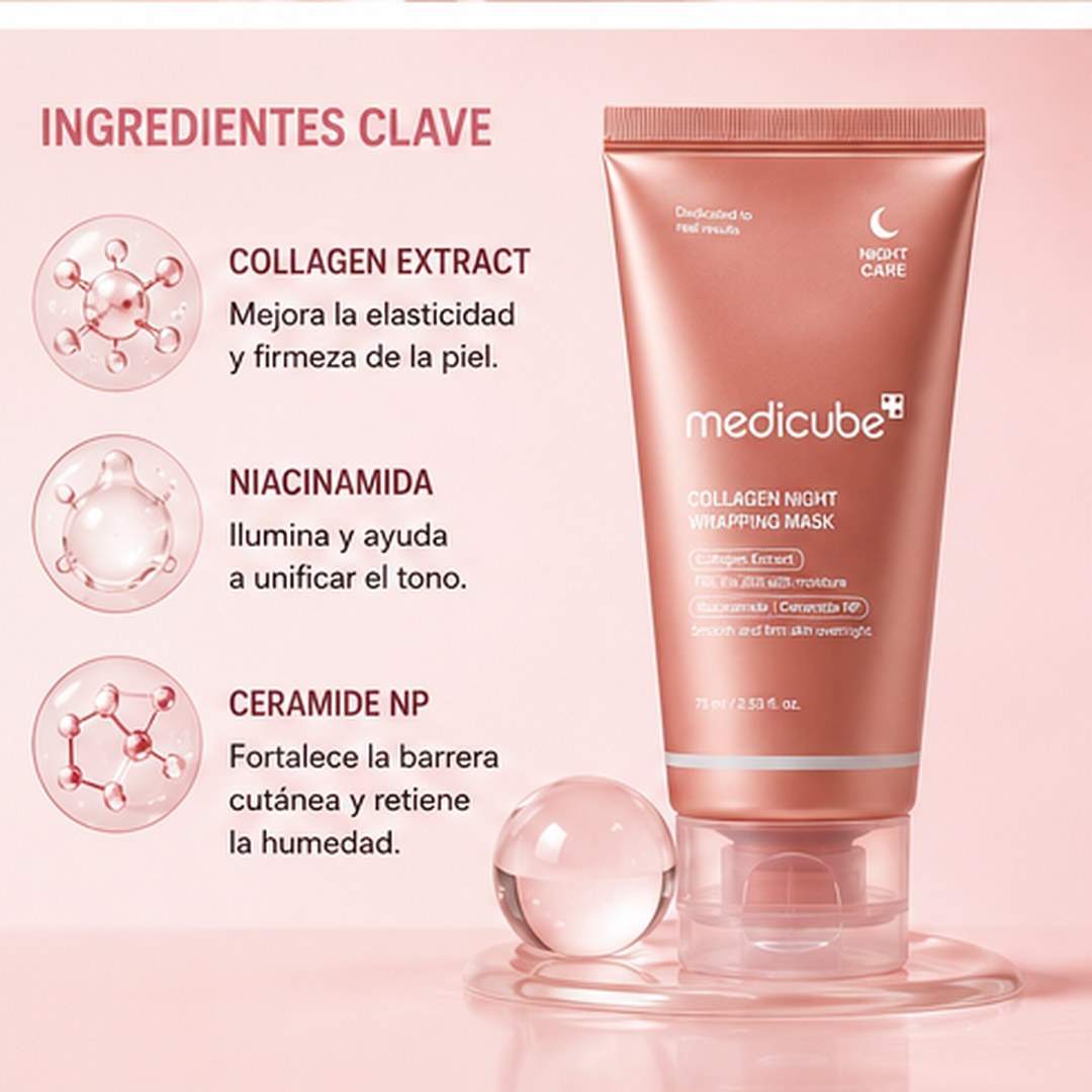 Ingredientes clave: Collagen Extract, Niacinamida y Ceramide NP